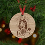 Collie Dog Ornament - Aston Blue