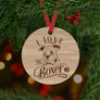 Boxer Dog Ornament - Aston Blue