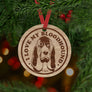 Bloodhound Dog Ornament - Aston Blue