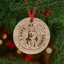 Corkie Dog Ornament - Aston Blue