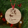 German Shepherd Dog Ornament - Aston Blue