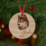 Husky Dog Ornament - Aston Blue