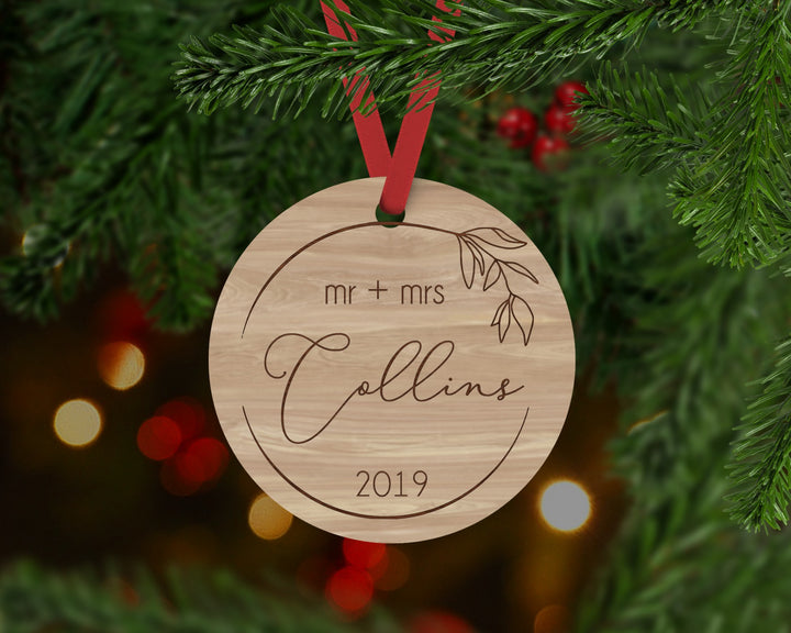 Mr and Mrs Ornament - Aston Blue