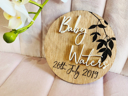 Baby announcement july deals 2019