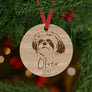 Shih Tzu Dog Ornament - Aston Blue