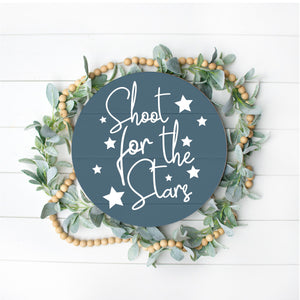 Shoot for the stars Pallet Sign