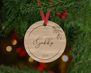 Personalised Christmas Ornament - Aston Blue