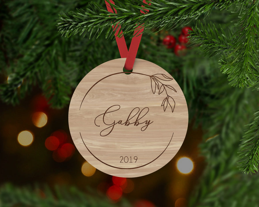 Personalised Christmas Ornament - Aston Blue