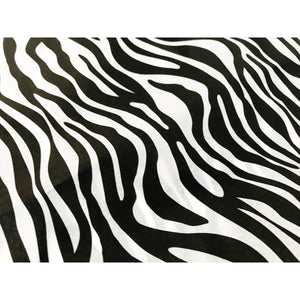 Zebra Tissue Paper Sheets - Aston Blue