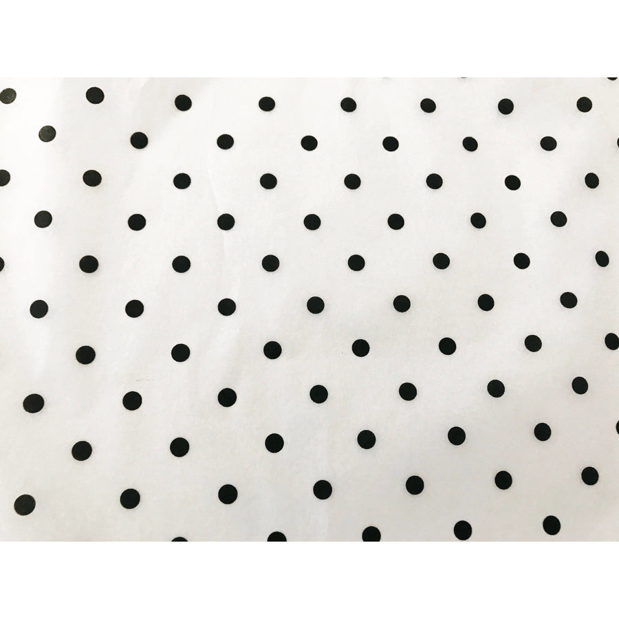 Black Dot Tissue Paper Sheets - Aston Blue