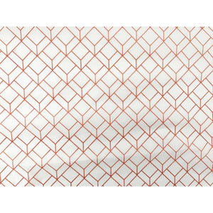 Metallic Rose Gold Art Deco Tissue Paper Sheets - Aston Blue