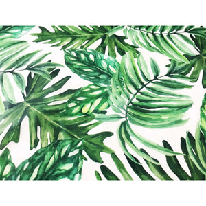 Tropical Leaf Tissue Paper Sheets - Aston Blue