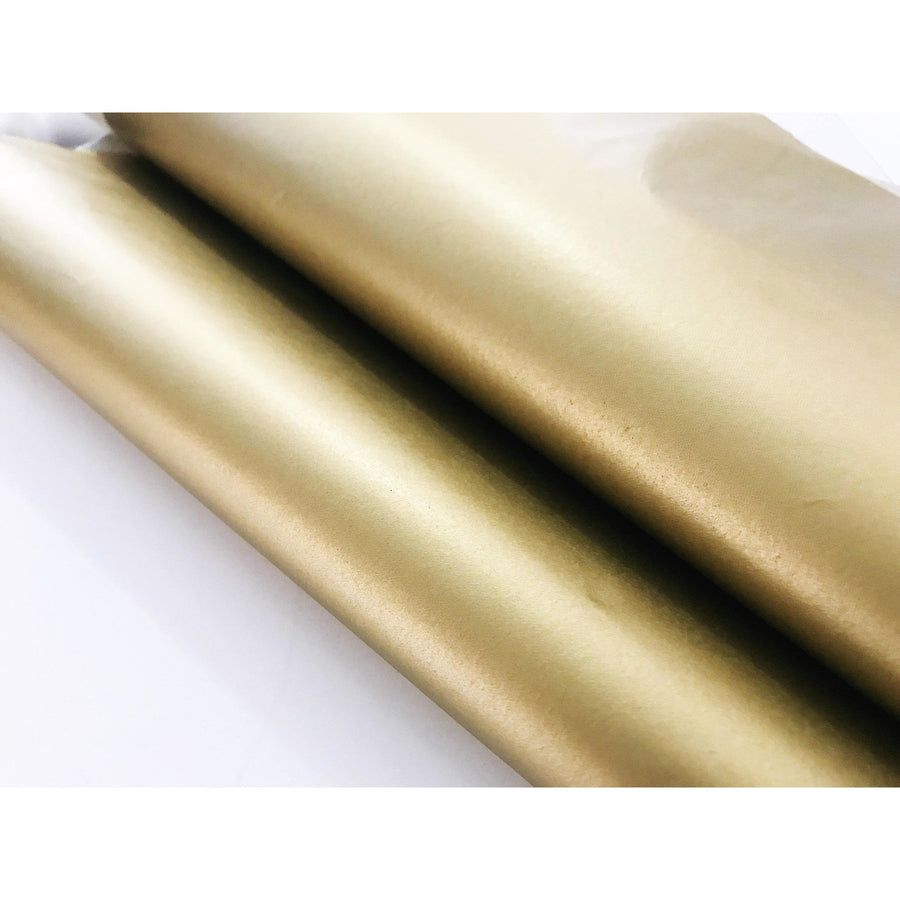 Metallic Gold Tissue Paper Sheets - Aston Blue