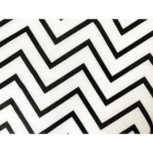 Black Zig Zag Tissue Paper Sheets - Aston Blue