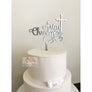 Christening Cake Topper - Aston Blue