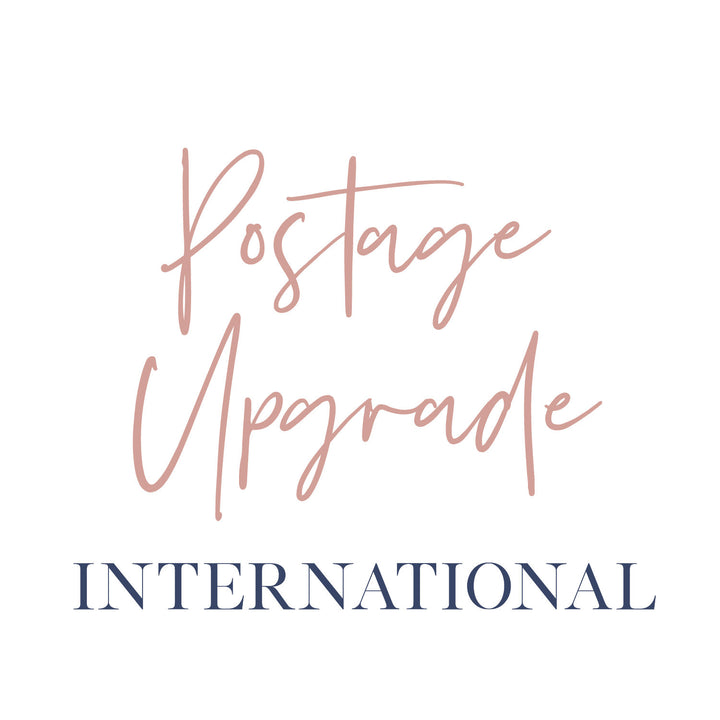 Tracked International Shipping to Express international shipping - Aston Blue