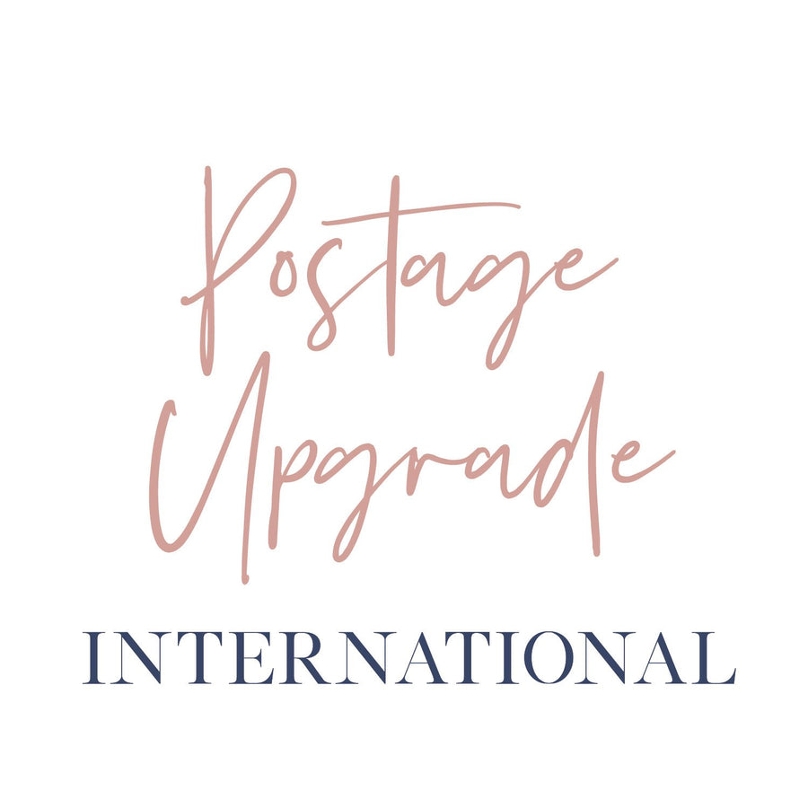 Standard International Shipping to Express international shipping - Aston Blue