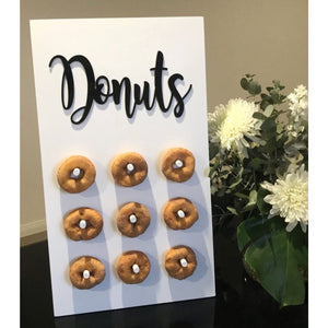 Donuts Sign - Aston Blue