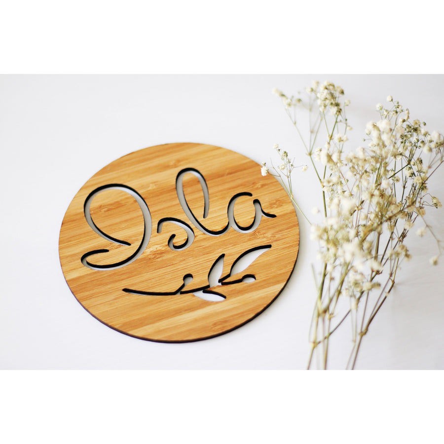 Name Plaque - Aston Blue