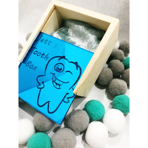 Personalised Tooth Fairy Box - Aston Blue