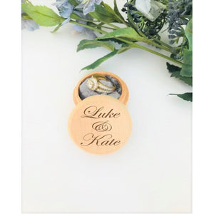 Personalised Ring Box - Aston Blue