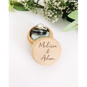 Personalised Ring Box - Aston Blue