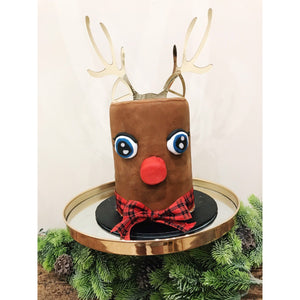 Reindeer Antlers Cake Topper - Aston Blue