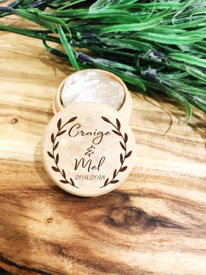 Personalised Ring Box - Aston Blue
