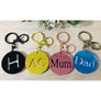 Personalised Key Ring - Aston Blue