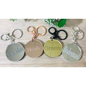 Bridesmaid Key Ring - Aston Blue