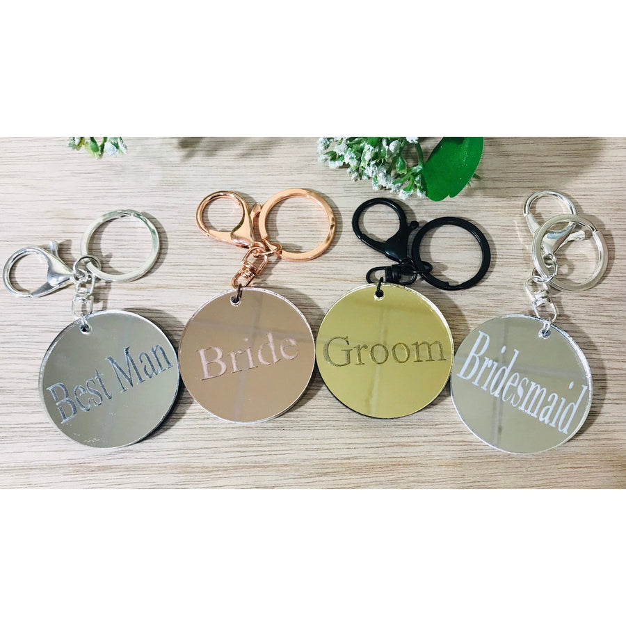 Bridesmaid Key Ring - Aston Blue
