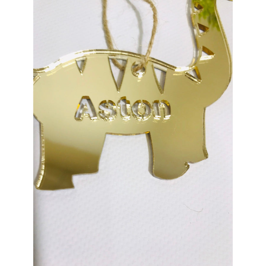 Personalised Christmas Bauble - Aston Blue