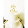 Fifty and Fabulous Cake Topper - Aston Blue