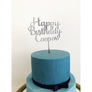 Happy Birthday Cake Topper - Aston Blue