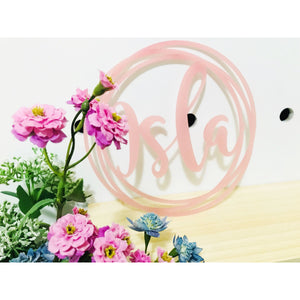 Name Plaque - Aston Blue