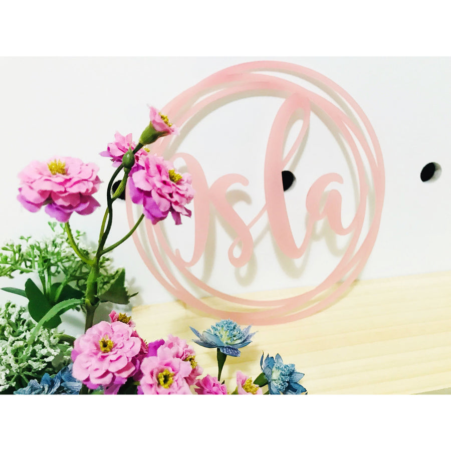 Name Plaque - Aston Blue