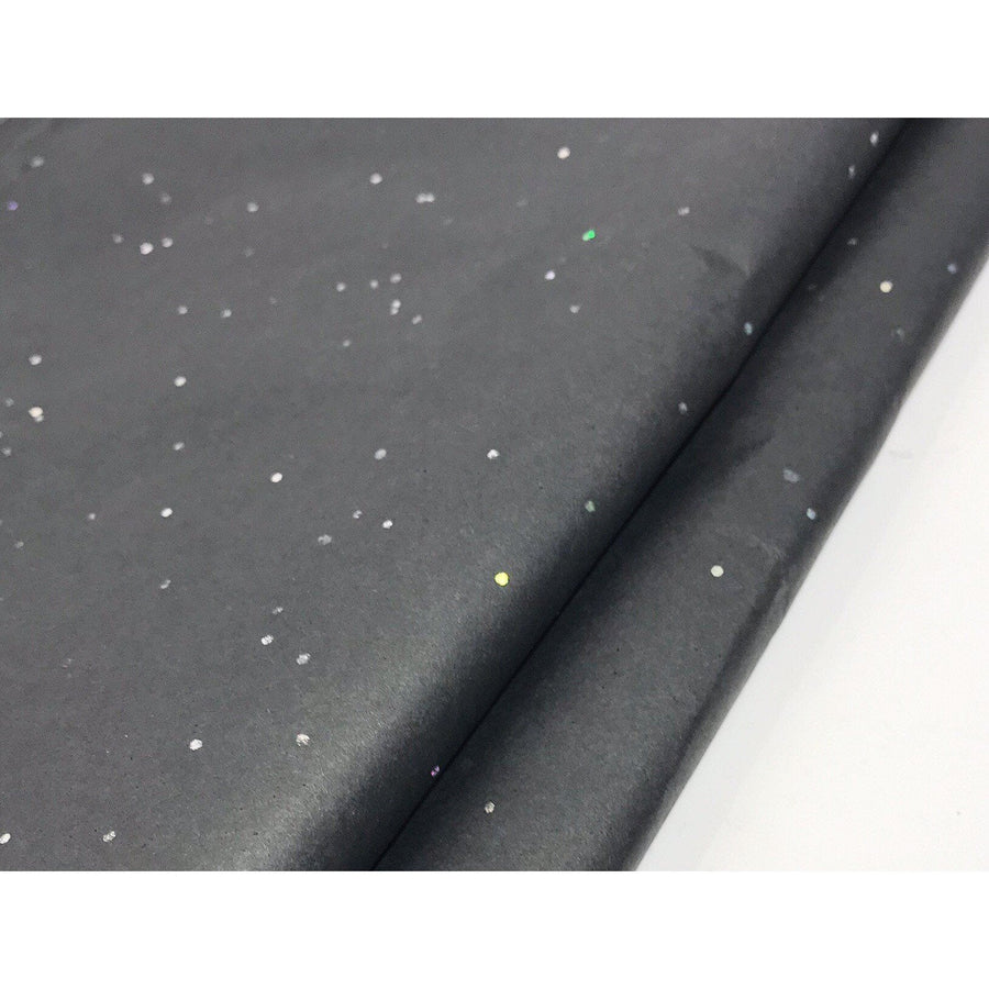 Black Glitter Tissue Paper Sheets - Aston Blue