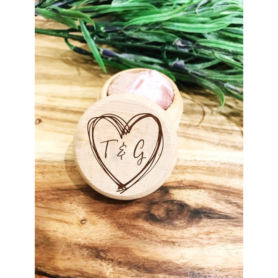Personalised Ring Box - Aston Blue