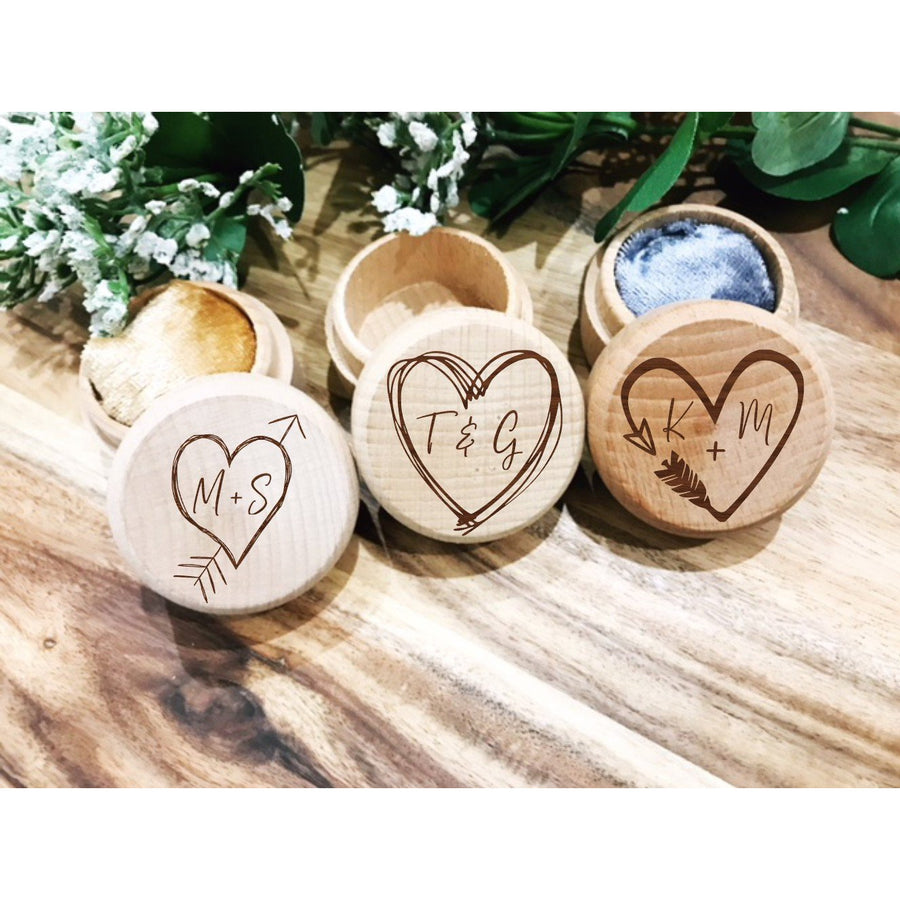 Personalised Ring Box - Aston Blue