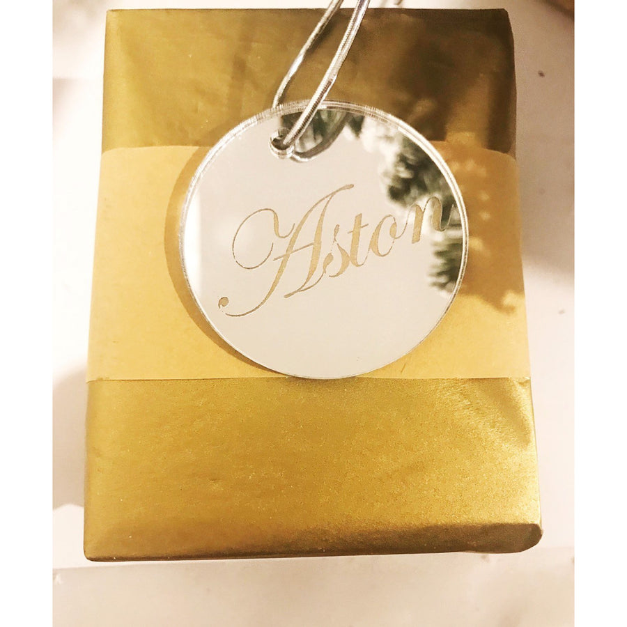5 x Personalised Gift Tag - Aston Blue