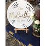 Wedding Guest Board - Aston Blue