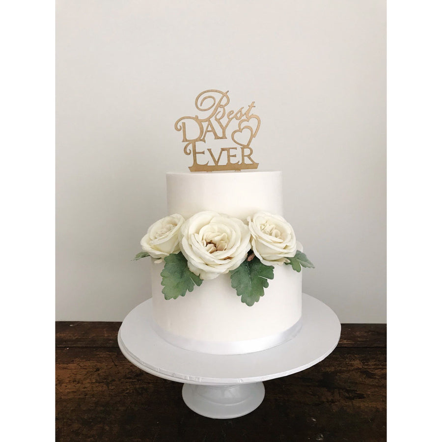 Best Day Ever Cake Topper - Aston Blue