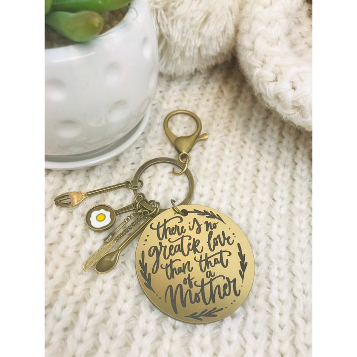 There is no greater love Key Ring - Aston Blue