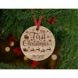 My First Christmas Ornament - Aston Blue