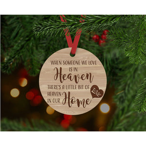 When Someone we love is in heaven Ornament - Aston Blue