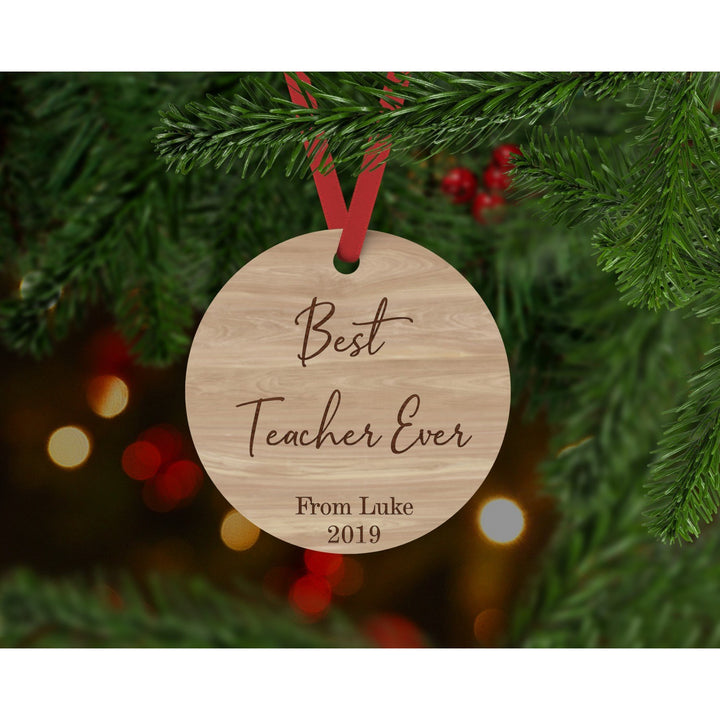 Teacher Ornament - Aston Blue