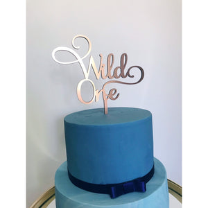 Wild One Cake Topper - Aston Blue