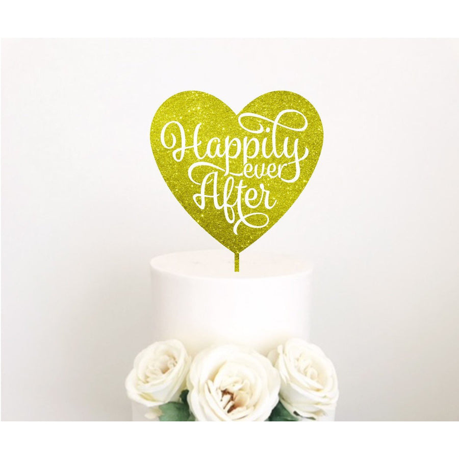 Happily Ever After Cake Topper - Aston Blue