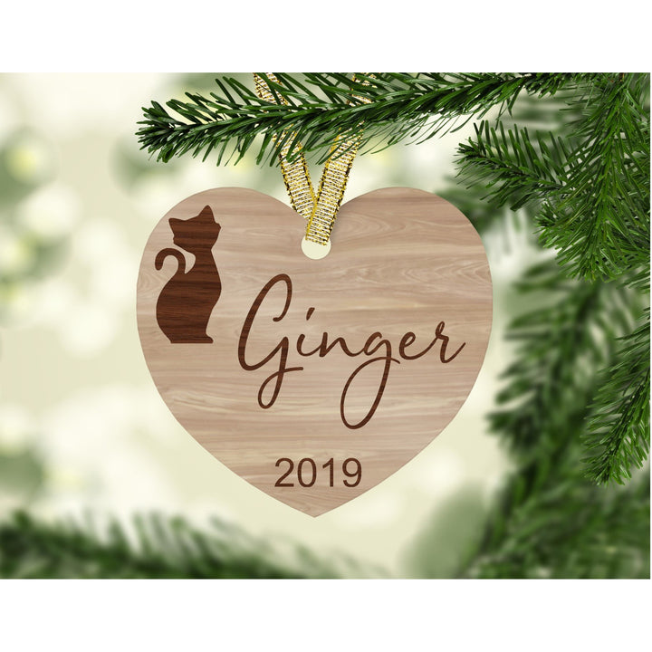 Cat Bauble Ornament - Aston Blue