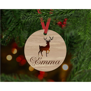 Personalised Christmas Bauble - Aston Blue